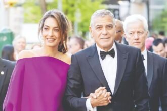 Wildfires force Clooney’s family to evacuate home